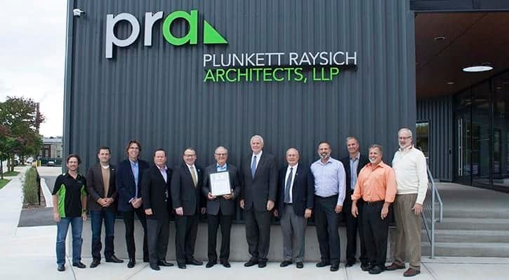 The 2015 PRA Design Leaders in Front of Newly Opened PRA Milwaukee Design Office