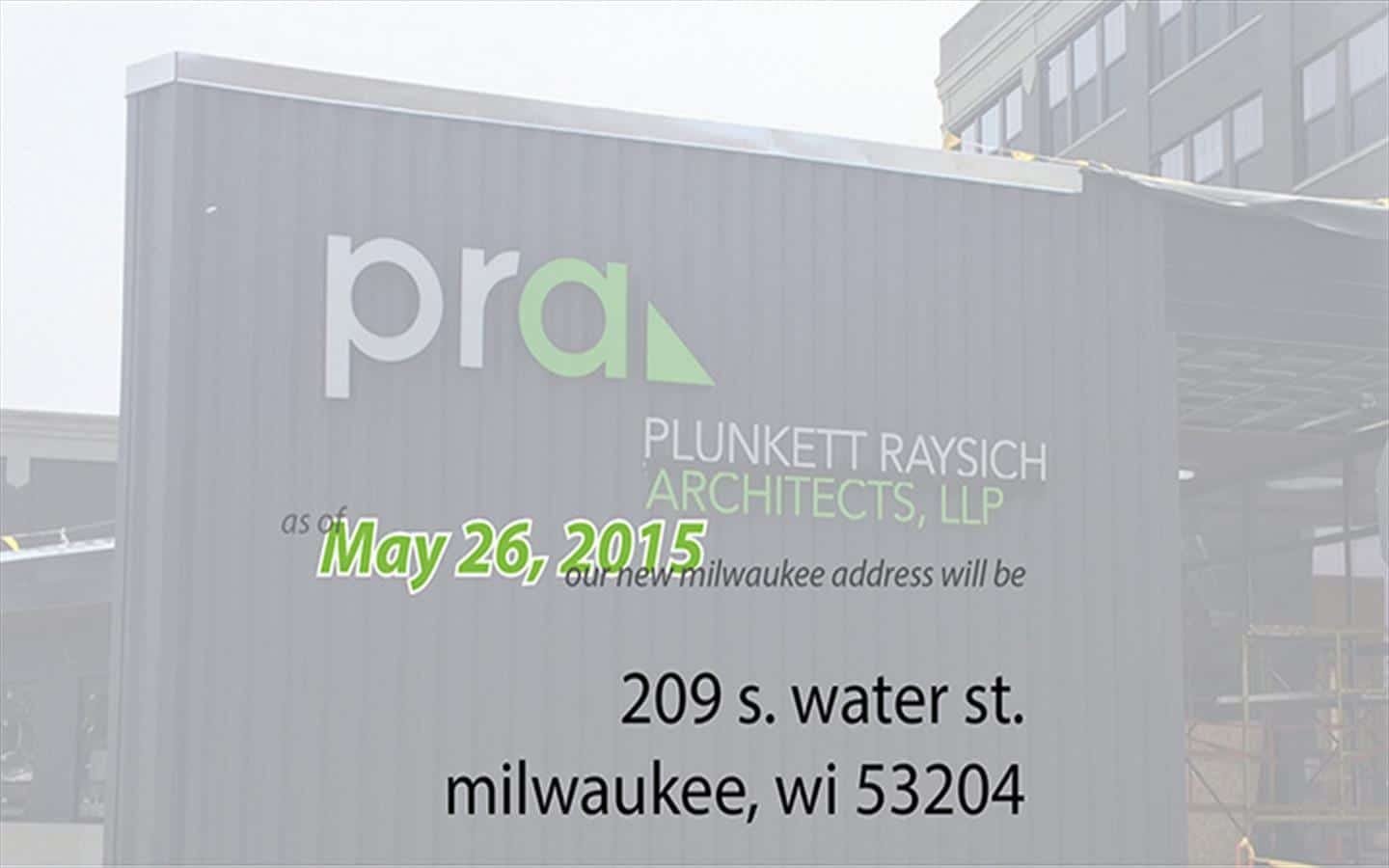 Welcome to Plunkett Raysich Architects Milwaukee, Wisconsin!