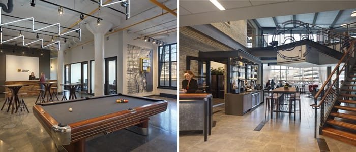 The PRA Corporate Design Studio strives to balance effective yet fun workplace environments.