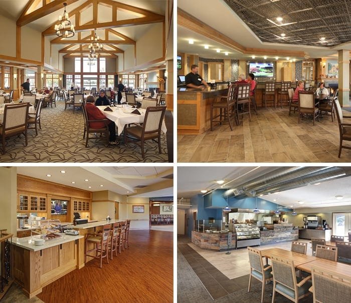 Senior Living Campuses provide a range of meal options, including a variety of settings and supporting special diets.