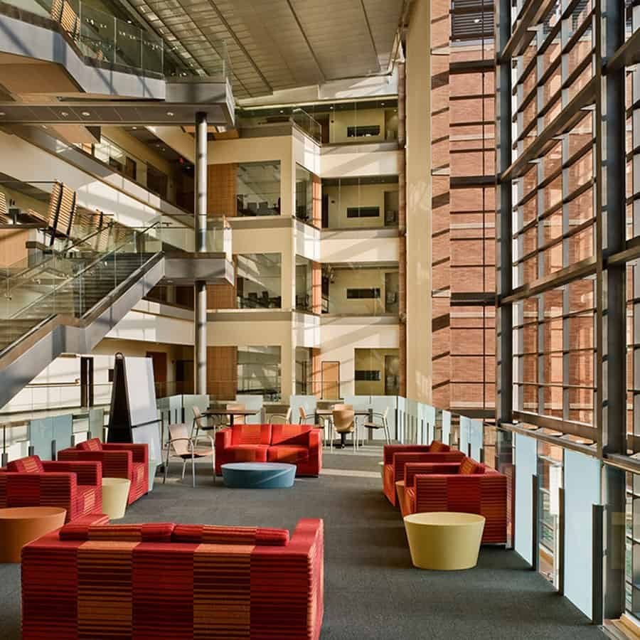 University of Wisconsin-Madison Microbial Sciences Atrium and Student Commons