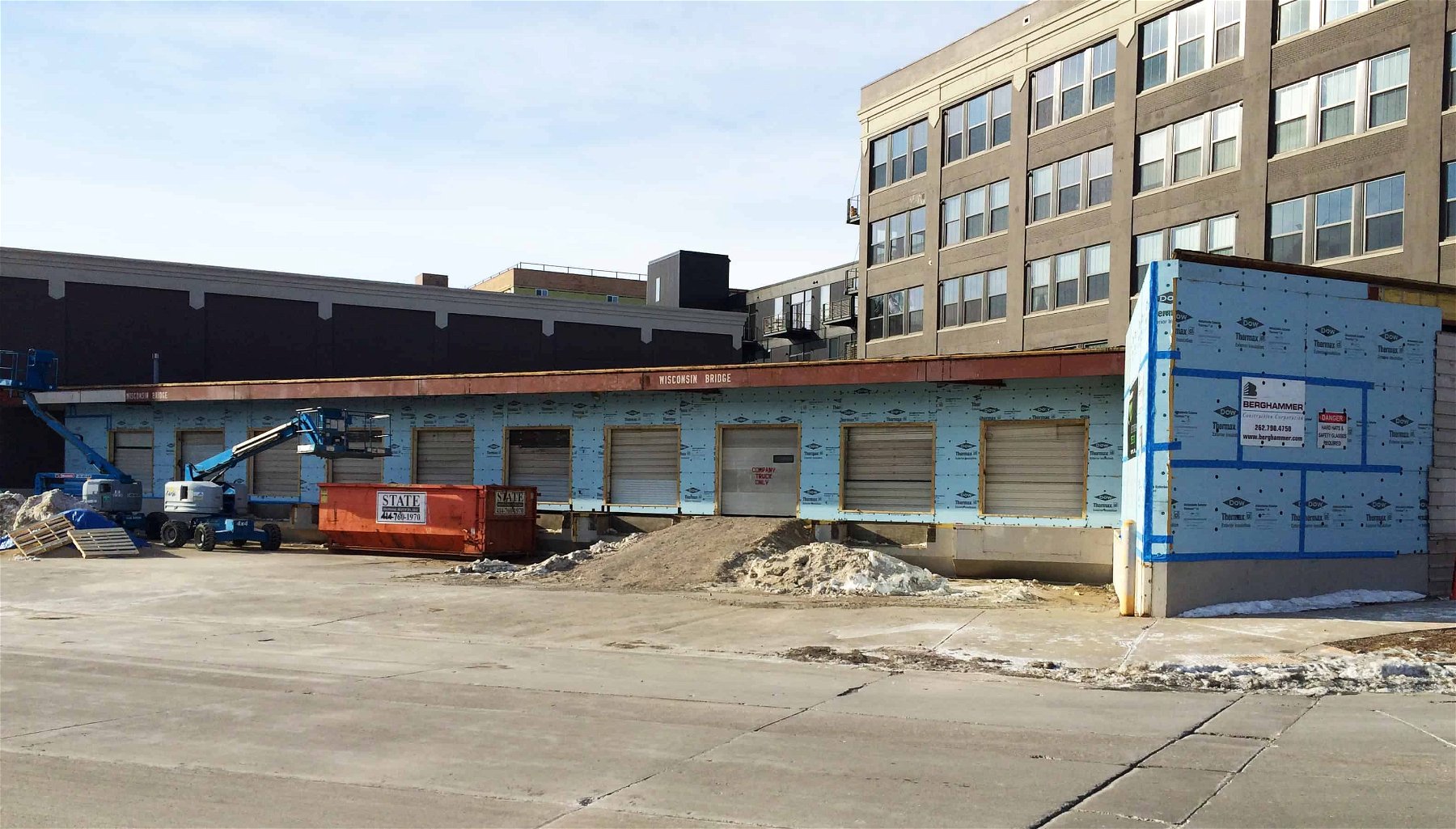 PRA Milwaukee Office on 209 S. Water Street under construction