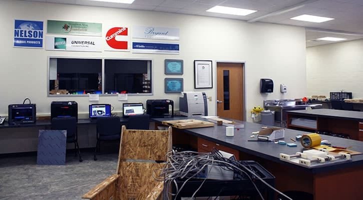 Students gain experience with rapid prototyping in a Fab Lab for Stoughton School District