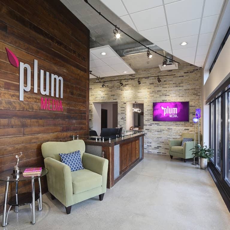 Plum Media Lobby and Reception