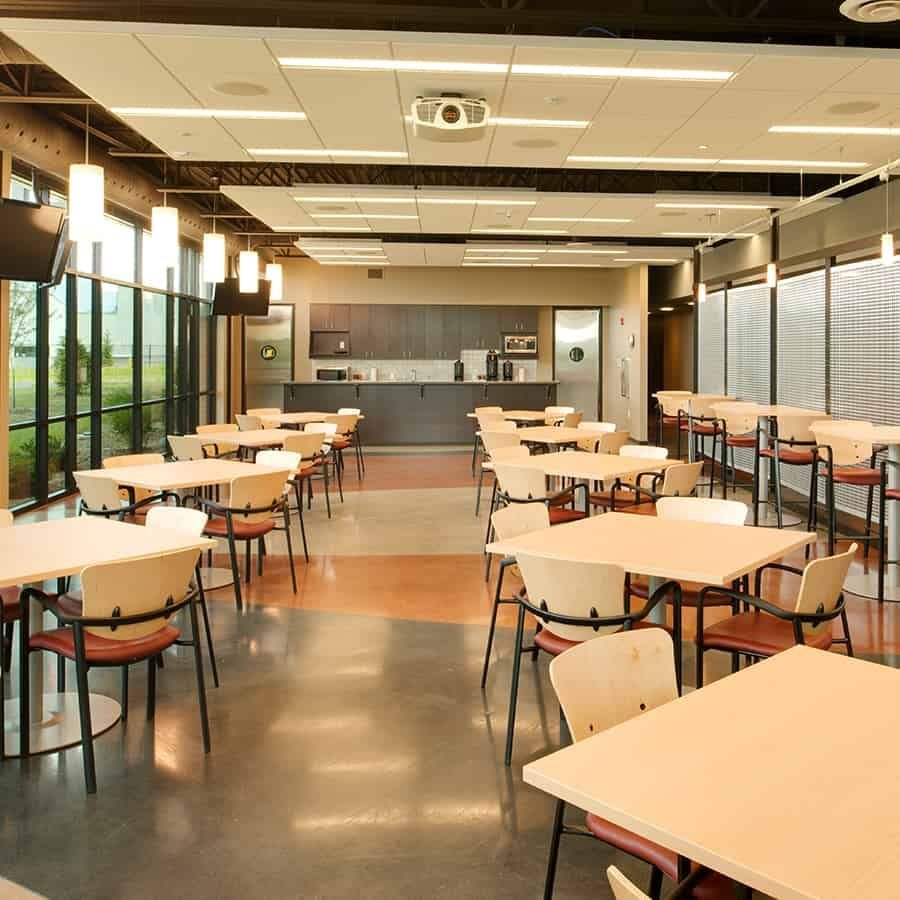 Plexus Global Headquarters Lunchroom