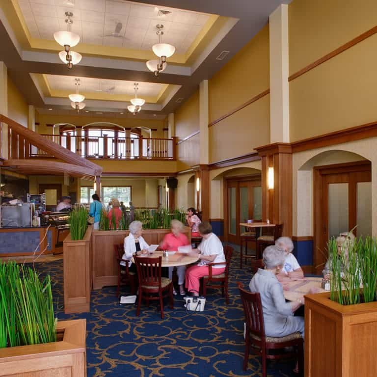 Cafe in Shorehaven located in Oconomowoc a a retirement and assisted living home