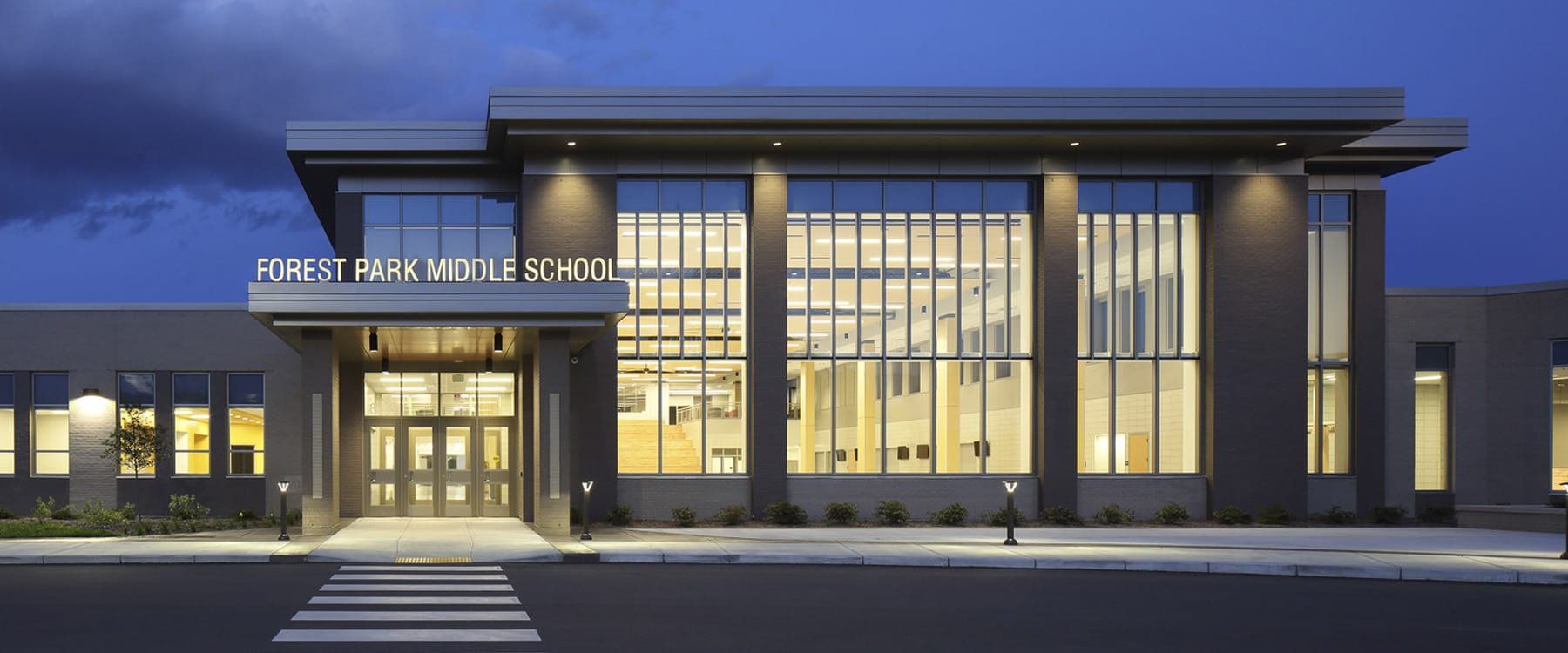 Forest Park Middle School is a new middle school in Franklin Public School Where School Design Meets Curriculum