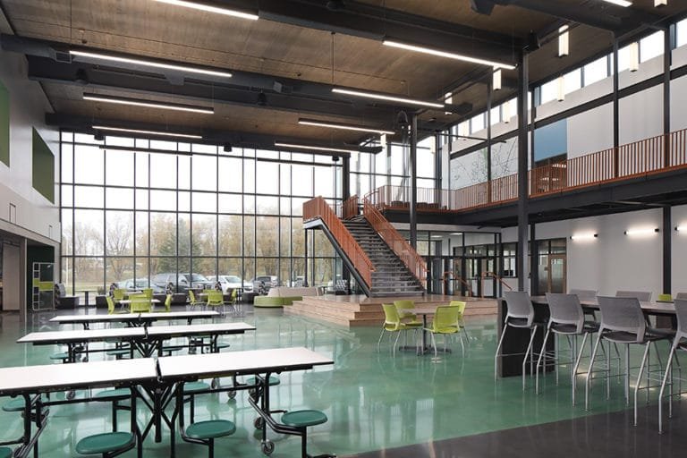 Waterford School District - Fox River Middle School Student Commons