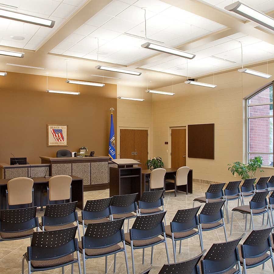 Beaver Dam Police Department and Municipal Court - Court Room