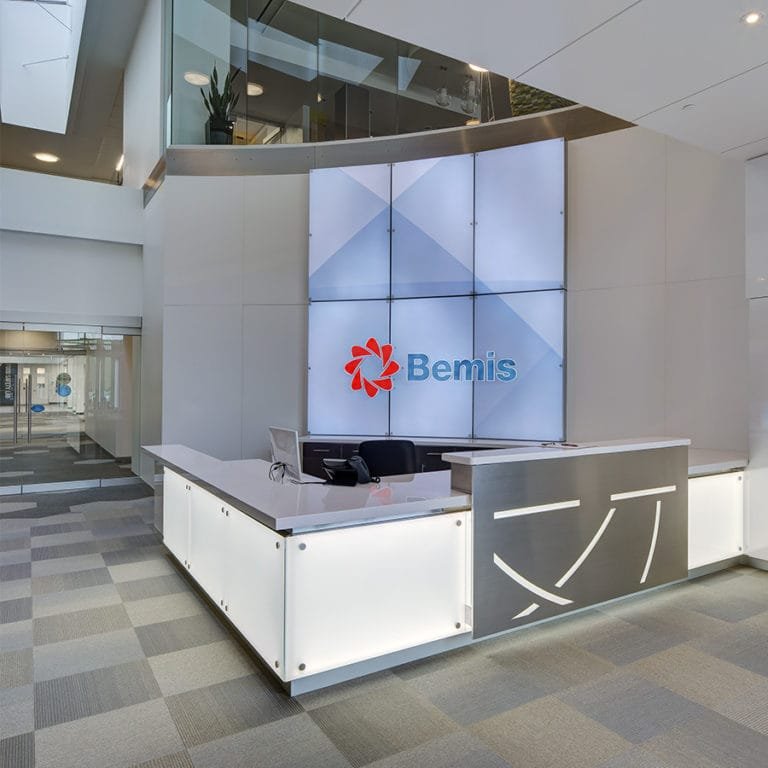 Bemis Innovation Center Lobby and Reception