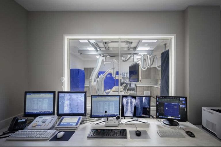 Florida Heart Associates Catherization Lab Control Room