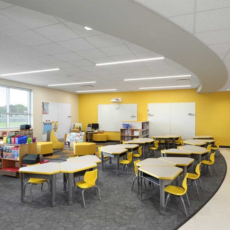 Hartford J1 Elementary School Yellow Classroom