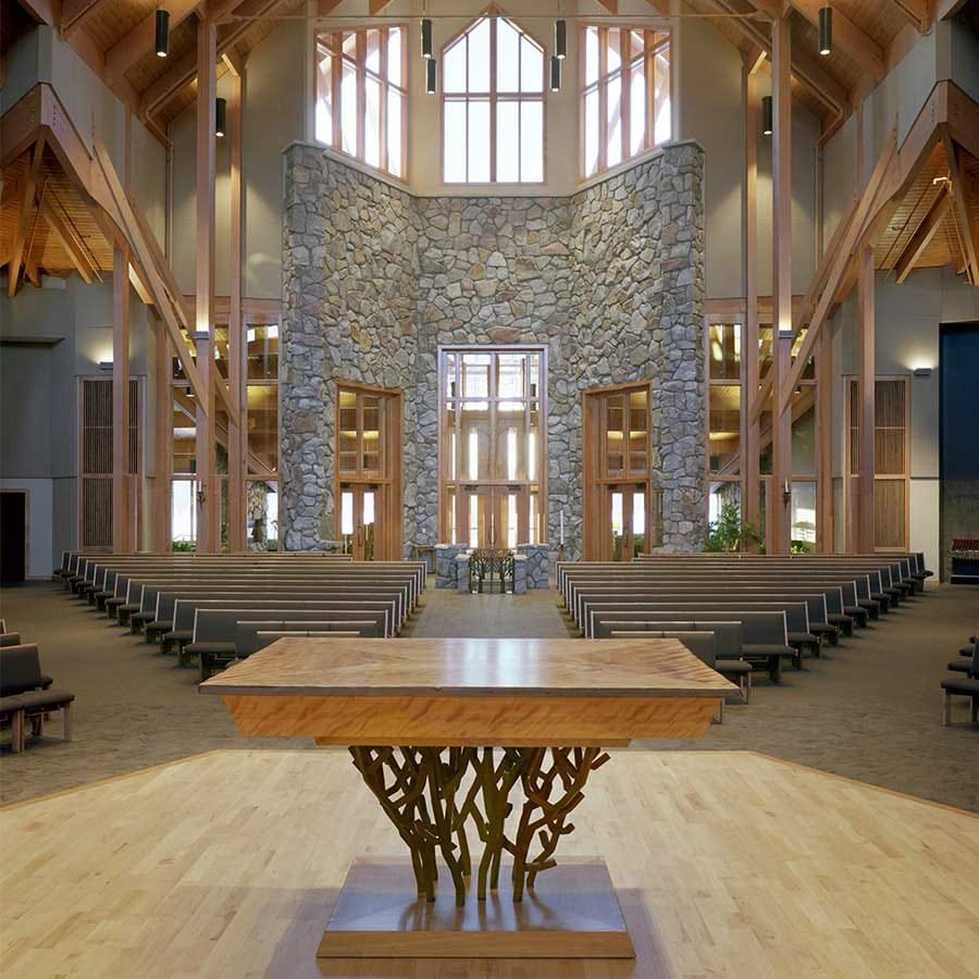 Holy Family Catholic Community Altar in Woodruff, WI