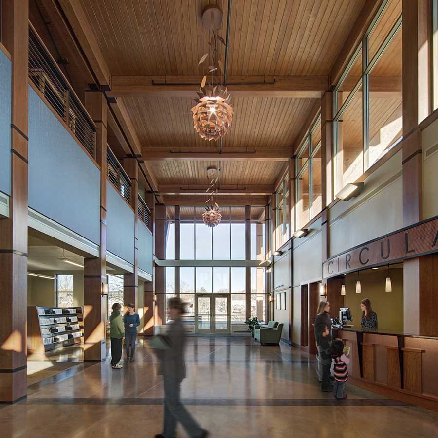 Jack Russell Memorial Library Lobby