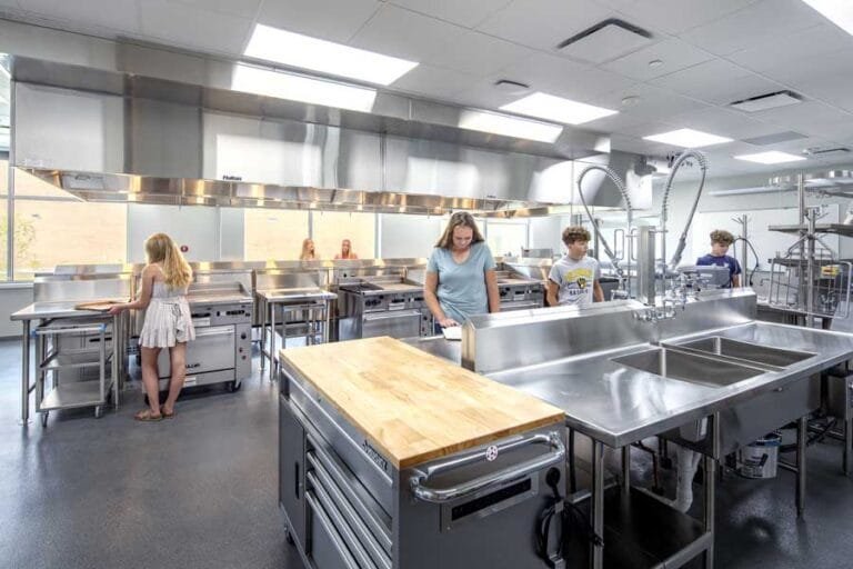 Wisconsin Dells High School Culinary Arts Classroom