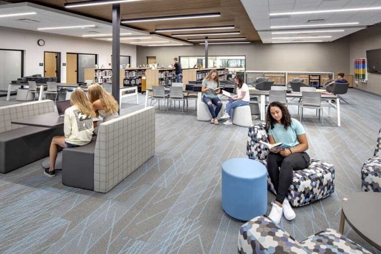 Wisconsin Dells High School Library and Collaboration Space